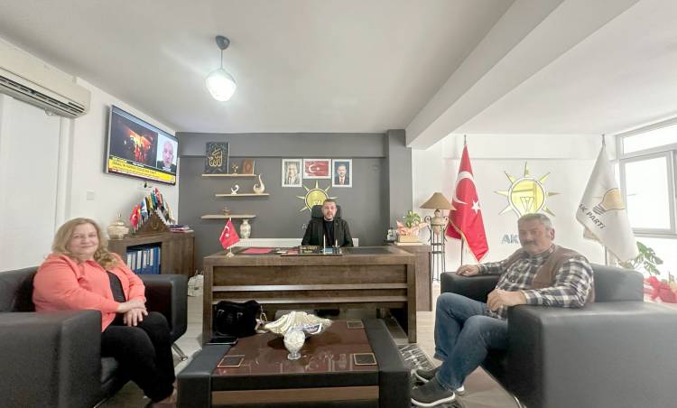 Gazetemizden AK Parti İlçe Başkanı Ersoy’a Hayırlı Olsun Ziyareti