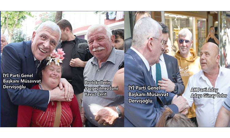 İYİ PARTİ GENEL BAŞKANINI SİYASETİN MASKOTLARI KARŞILADI
