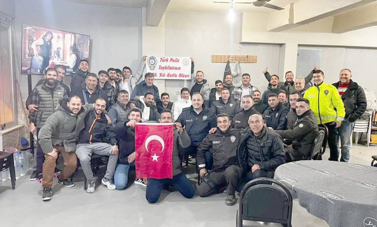 Şarköy'de Kavga İhbarı Polislere Kutlama Sürprizi Oldu