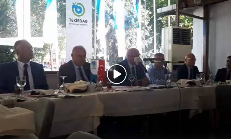 Tekirdağ Büyükşehir Belediye Başkanı Kadir Albayrak, Gündeme Dair Basın Açıklaması