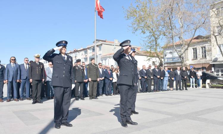 Türk Polis Teşkilatının 179. kuruluş yıl dönümü Şarköy'de törenle kutlandı