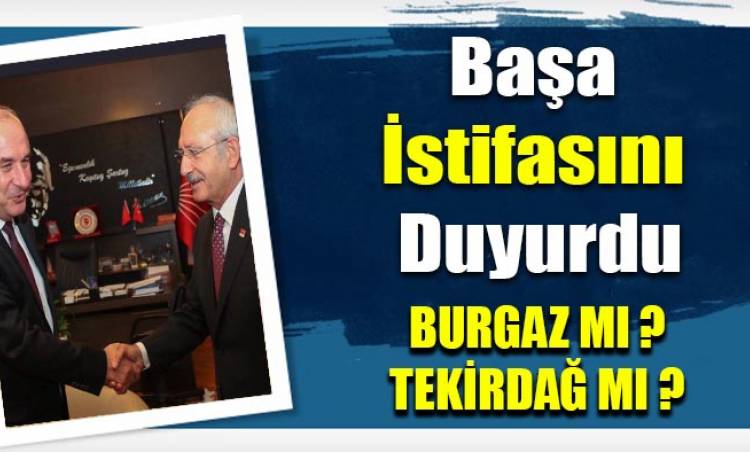 Başa İstifasını Duyurdu