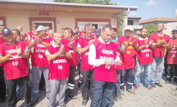 BELEDİYE İŞÇİLERİ GREV  DİYOR