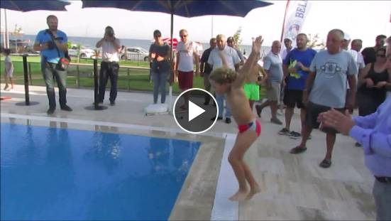 BELEDİYE YÜZME HAVUZU AÇTI...