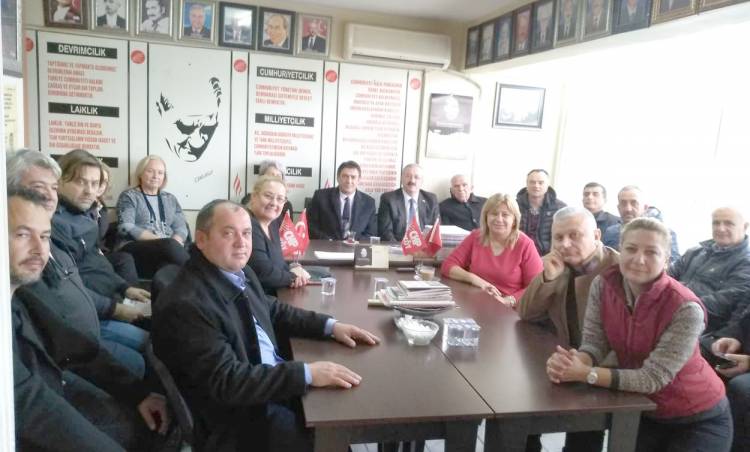 CHP İl Başkanı Şarköy CHP İlçe Örgütünü Ziyaret Etti