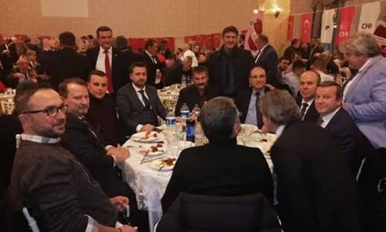 CHP'LİLER YEMEKTE BULUŞTU