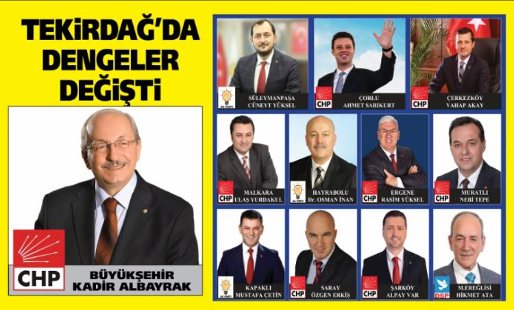 CHP TEKİRDAĞ’DA KAN KAYBETTİ