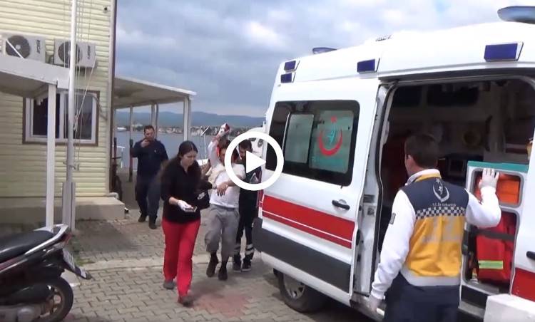 Gemide Yaralanan Filipinli Hastaneye Kaldırıldı