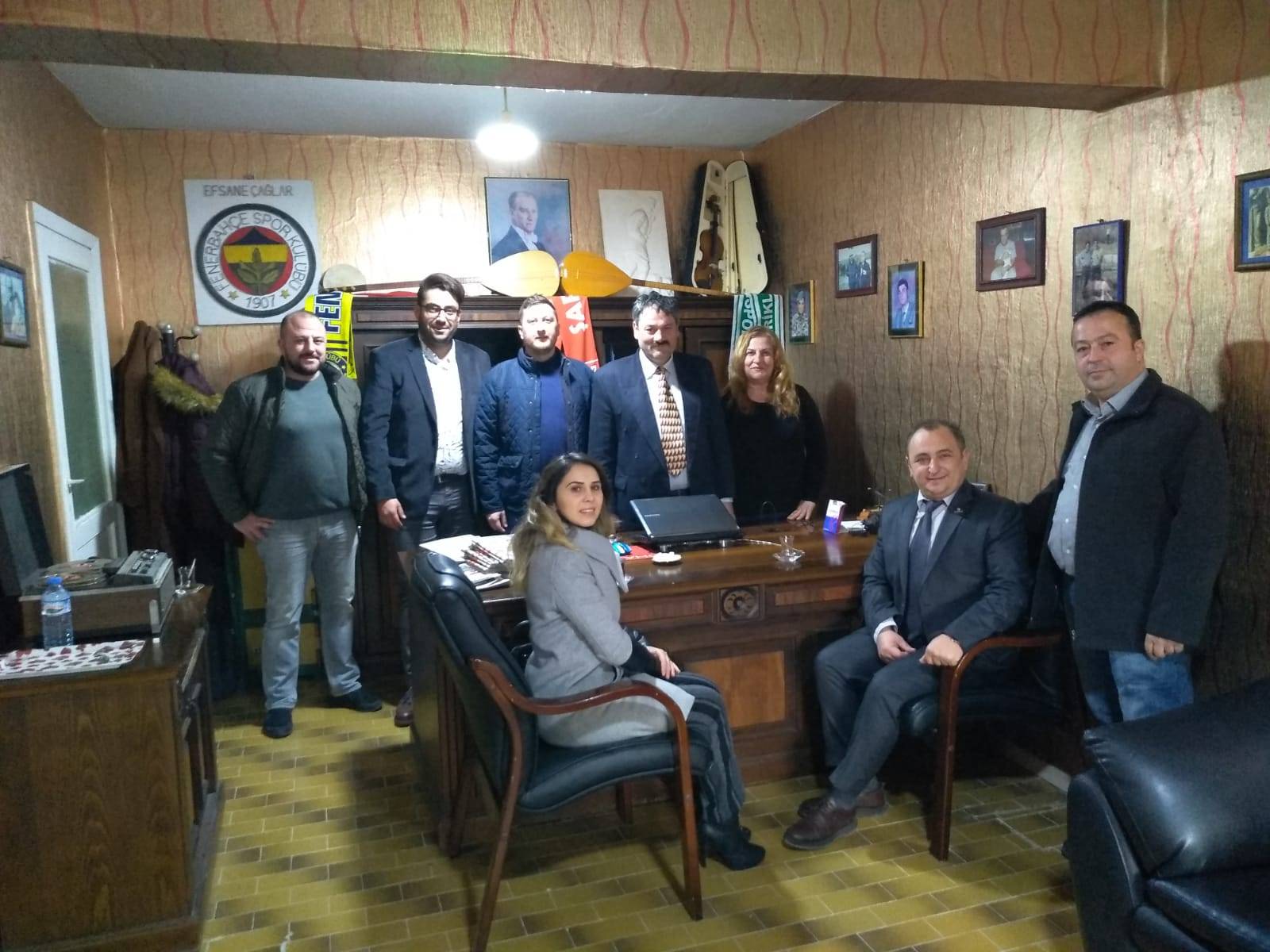 İstiklal Mahalle Muhtar Adayı ve Muhtar Azalarından Gazetemize Ziyaret