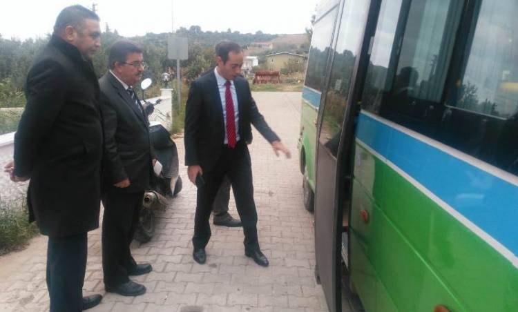 Kaymakam Tarafından Öğrencilerin Güvenliği Sağlanıyor