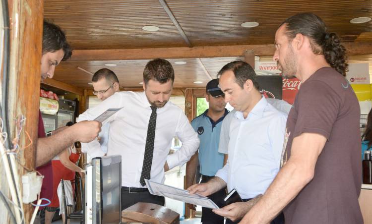 KAYMAKAM VE BAŞKAN DENETİMDE