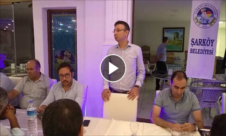 Kaymakam Yakup Güney'e veda Yemeği