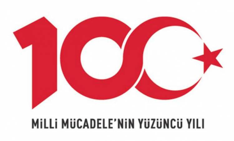Milli mücadelenin 100. yılına özel logo