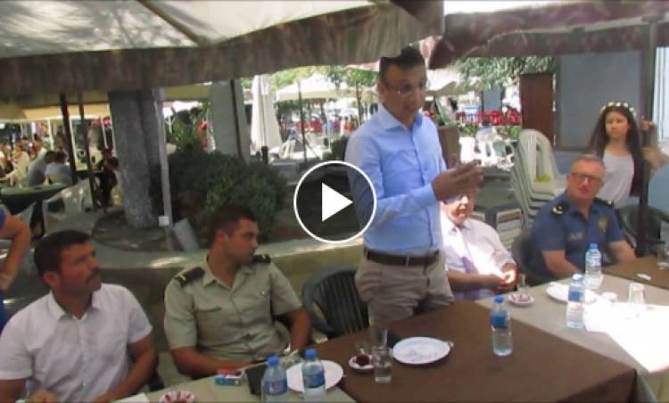 Şarköy kaymakamlığı tarafından bayramlaşma töreni Green parkta yapıldı