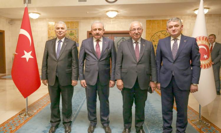 Trakya Kalkınma Ajansı Yönetim Kurulu, TBMM Başkanı Şentop’u Ziyaret Etti