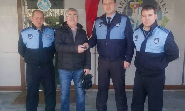 ZABITA MÜDÜRLÜĞÜNE KAYIP CÜZDAN TEŞEKKÜRÜ