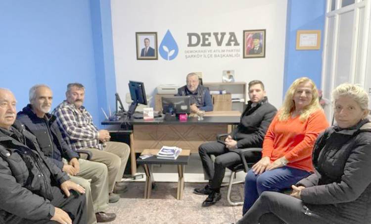 Ak Parti Belediye Başkanı Aday Adayı Mert Coşkundan DEVA Partisine  Ziyaret