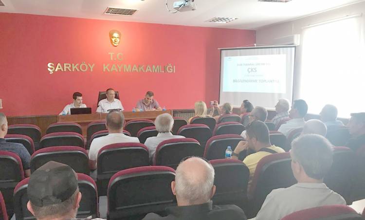 ÇİFTÇİLER BİLGİLENDİRİLDİ