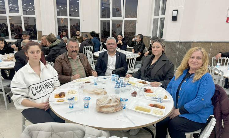 İmece Usulü yapılan  İftarda Buluştular