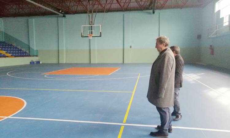 ŞARKÖY'DE SPOR SALONU GÜÇLENDİRİLDİ