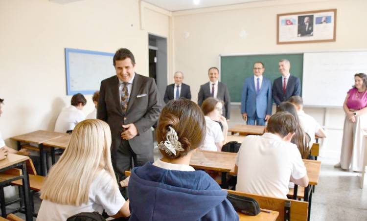 TEKİRDAĞ YENİ  İL MİLLİ EĞİTİM MÜDÜRÜNDEN ŞARKÖY’DEKİ OKULLARA ZİYARET