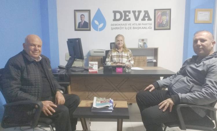 Turizim Derneği Başkanından  DEVA Partisine ziyaret